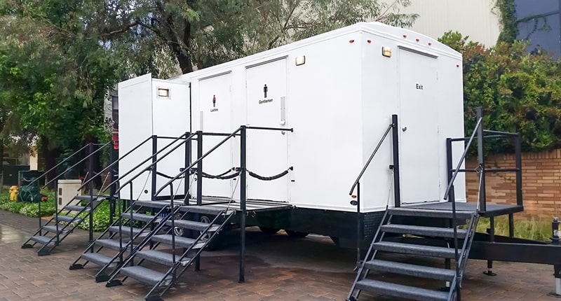 we can provide references and testimonials from satisfied clients who have utilized our luxury restroom trailers for their events